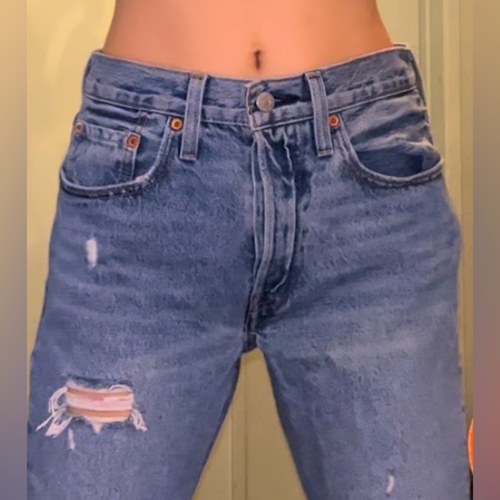 Blue Ripped Jeans